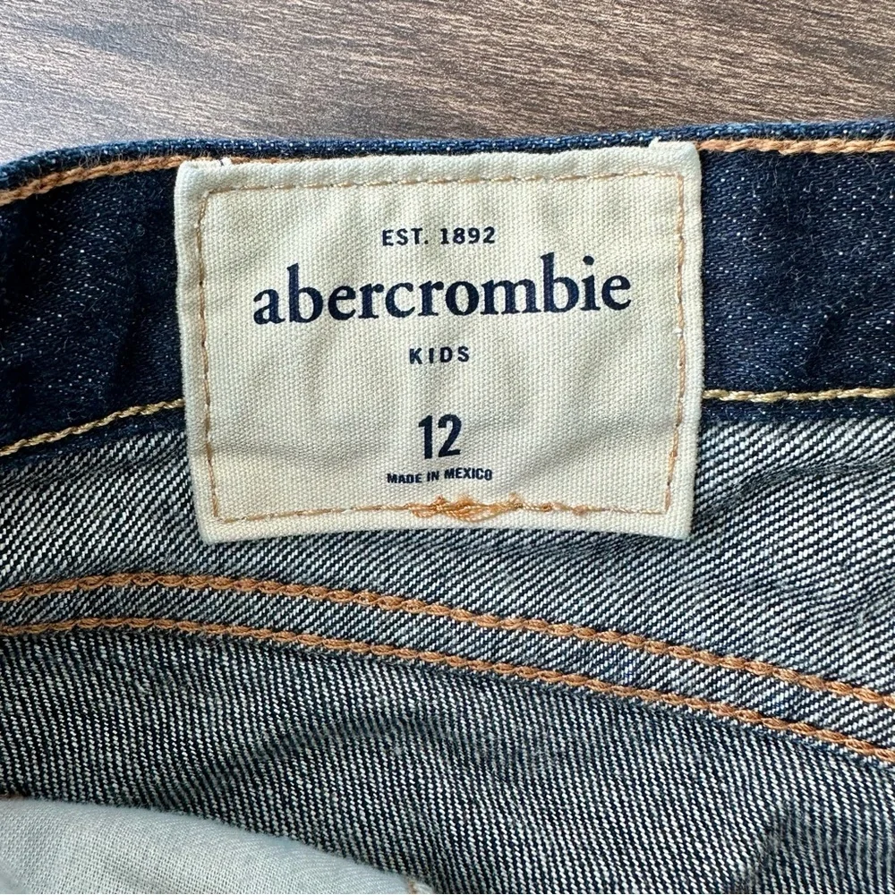 Abercrombie kids The A&F Skinny Jeans - Girls Size 12 - Dark Wash Blue Denim